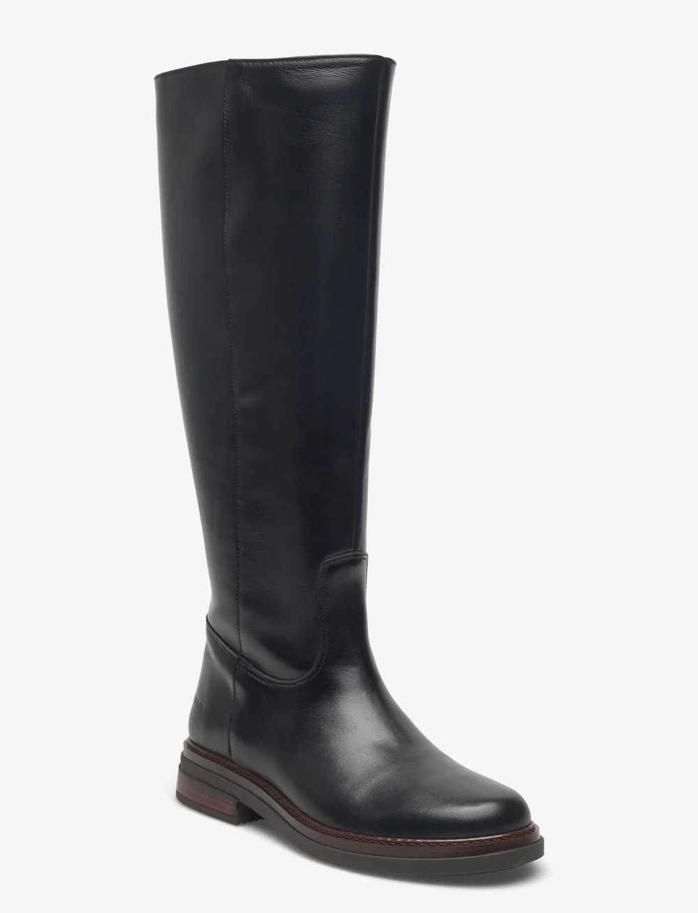 ANGULUS - Booties - flat - with zipper - knee high boots - 1604/001 black/black - 1