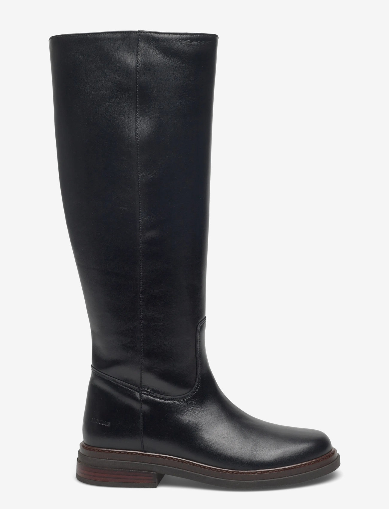 ANGULUS - Booties - flat - with zipper - kvinder - 1604/001 black/black - 1