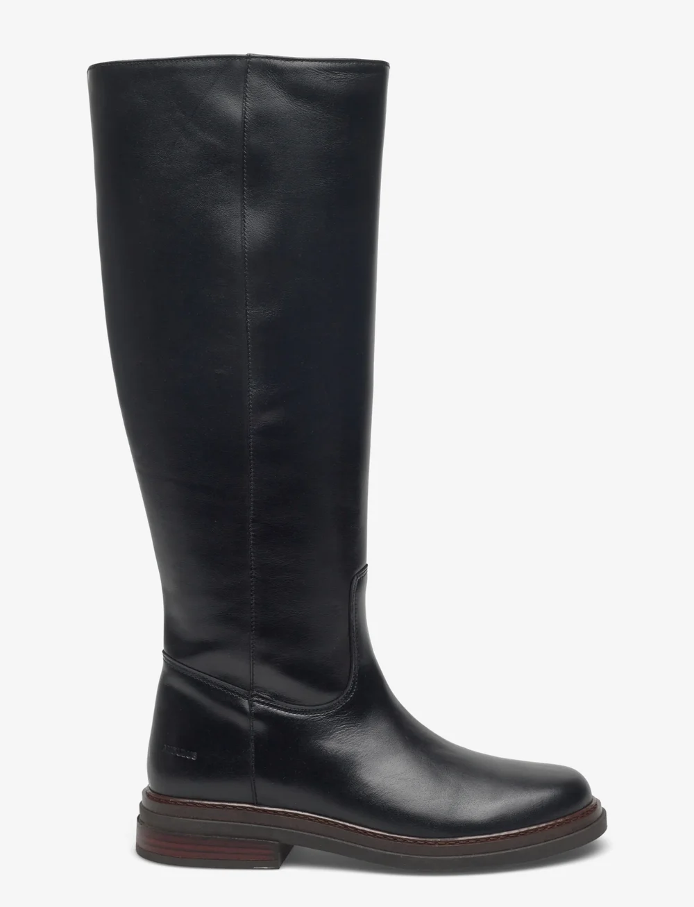 ANGULUS - Booties - flat - with zipper - knee high boots - 1604/001 black/black - 2