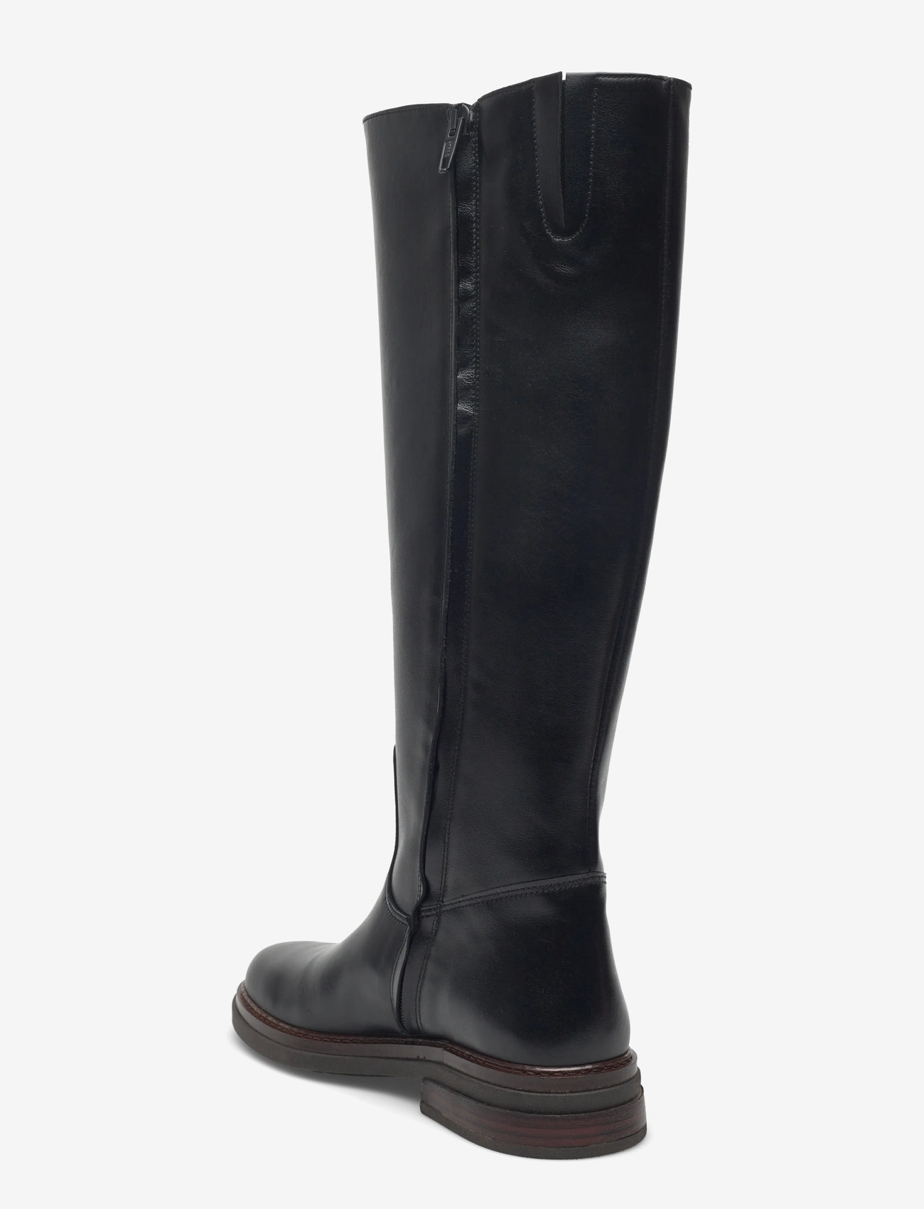 ANGULUS - Booties - flat - with zipper - kvinder - 1604/001 black/black - 2