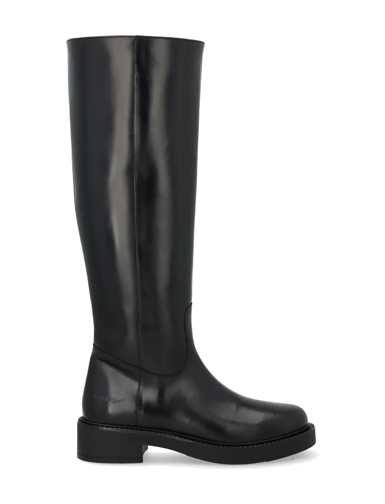 ANGULUS - Booties - flat - with zipper - knee high boots - 1835/001 black/black - 1