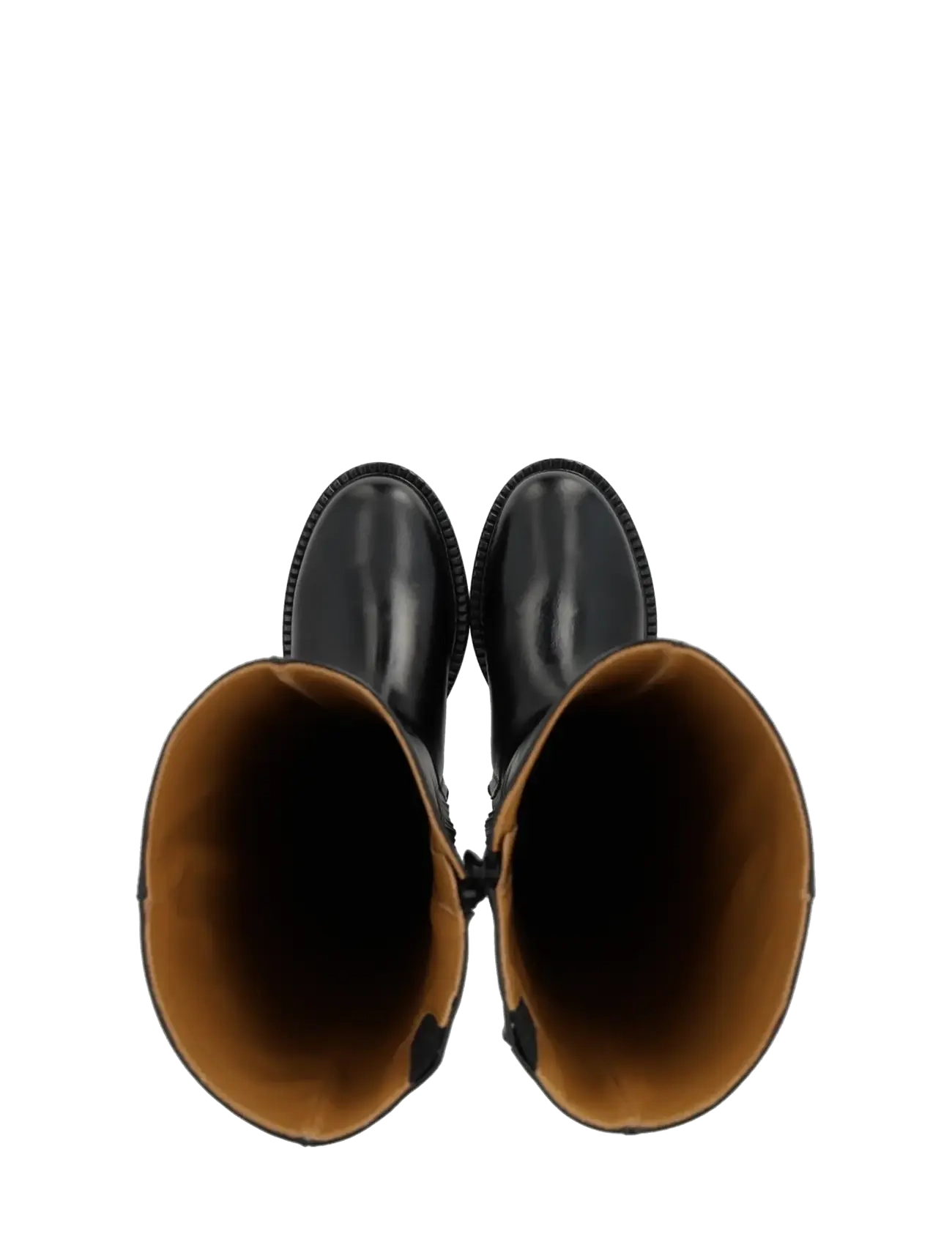 ANGULUS - Booties - flat - with zipper - knee high boots - 1835/001 black/black - 3