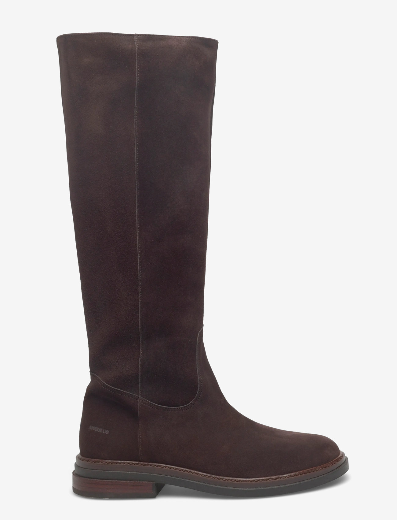 ANGULUS - Booties - flat - with zipper - kvinder - 2193/002 brown/brown - 1