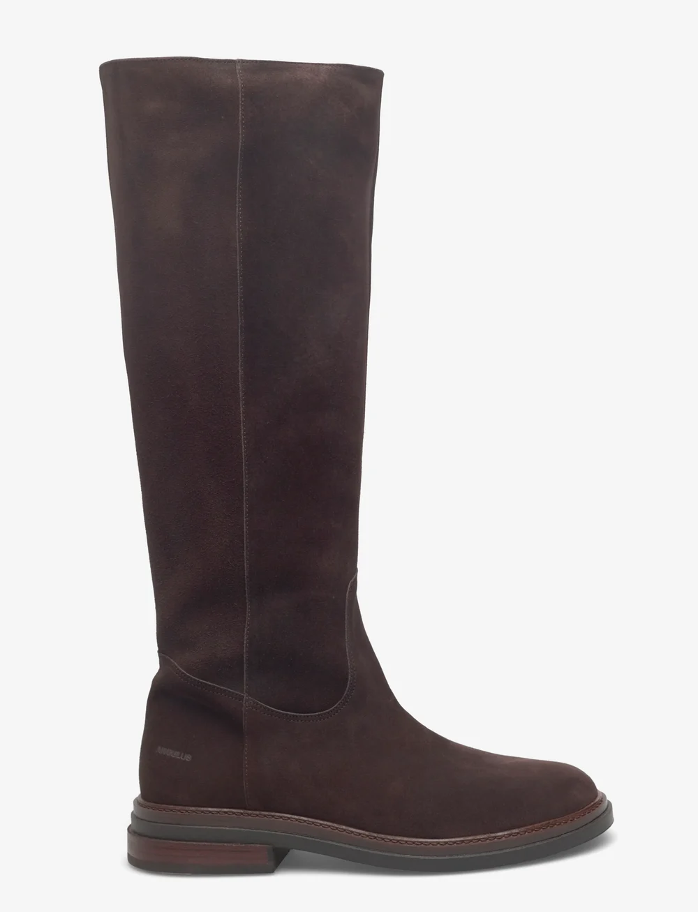 ANGULUS - Booties - flat - with zipper - pitkävartiset saappaat - 2193/002 brown/brown - 1