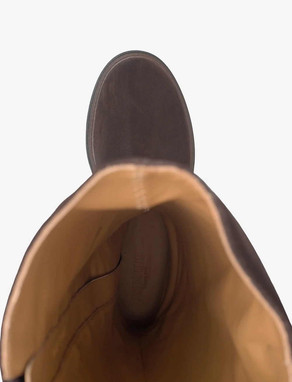 ANGULUS - Booties - flat - with zipper - pitkävartiset saappaat - 2193/002 brown/brown - 3