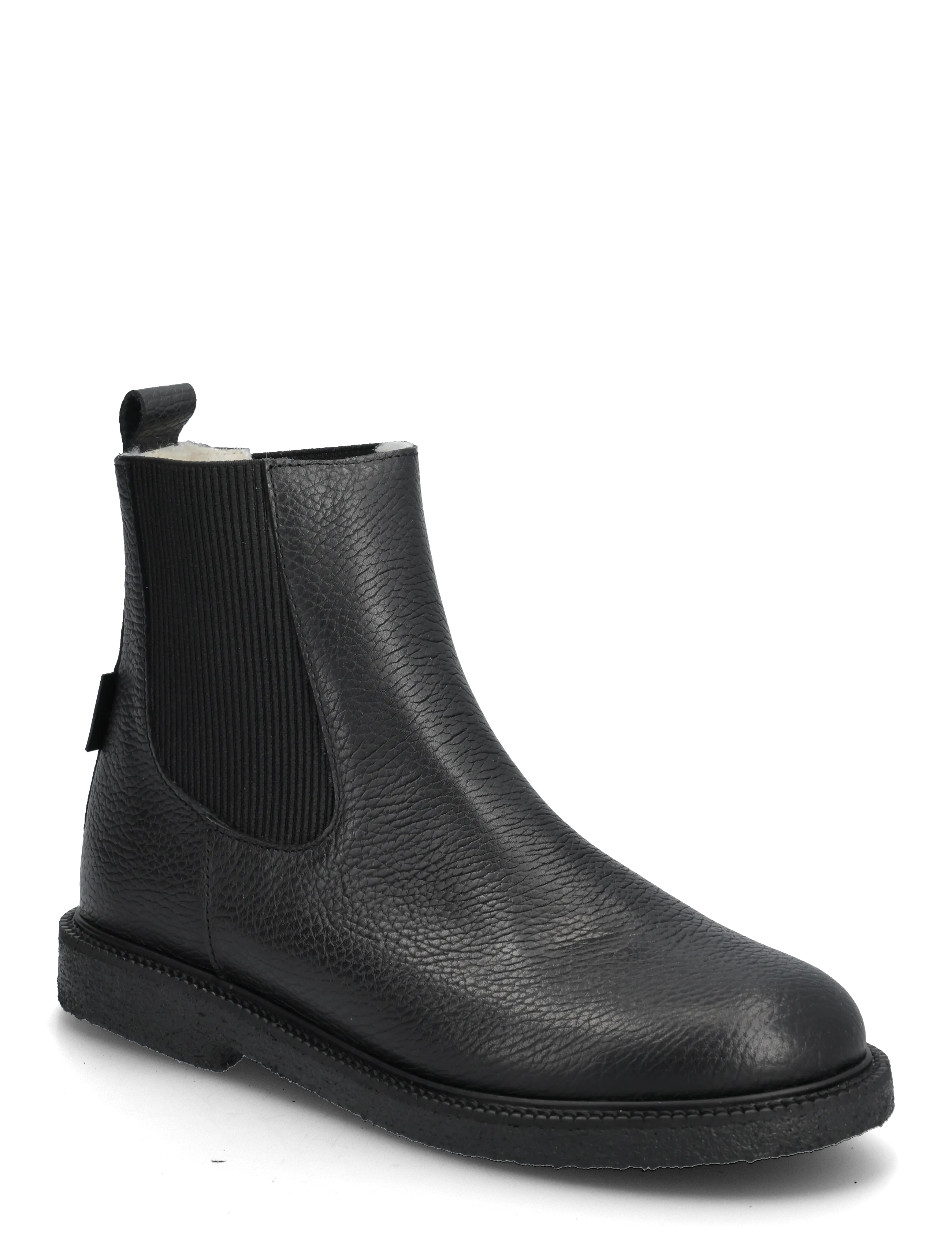 ANGULUS Booties - Flat - With Elastic, 40, Black, Støvler > Chelsea-Støvler, Dame