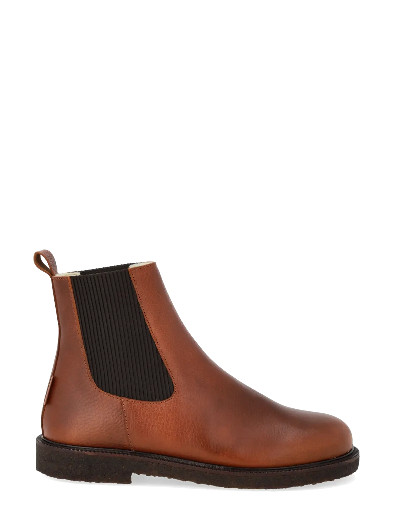 ANGULUS - Booties - flat - with elastic - chelsea boots - 2509/046 cognac/dark brown ela - 1