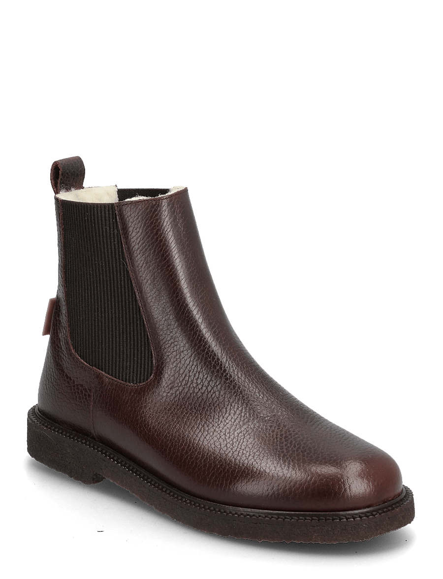 ANGULUS - Booties - flat - with elastic - 2505/046 dark brown - 1