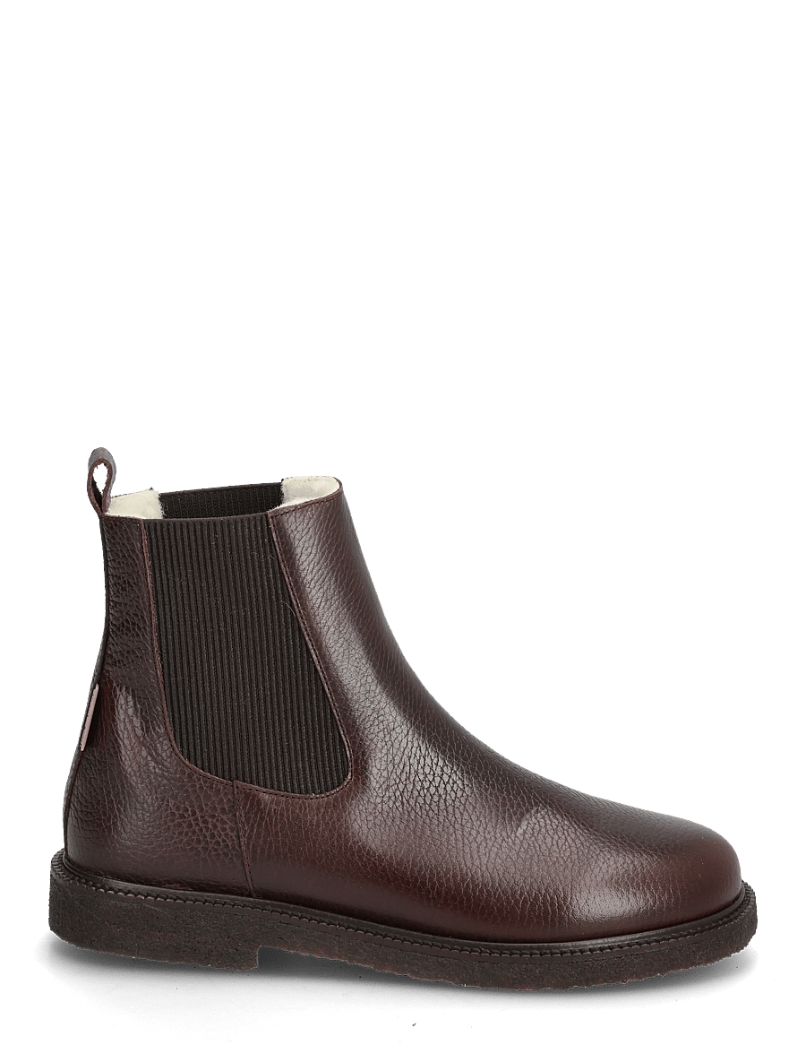 ANGULUS - Booties - flat - with elastic - 2505/046 dark brown - 2
