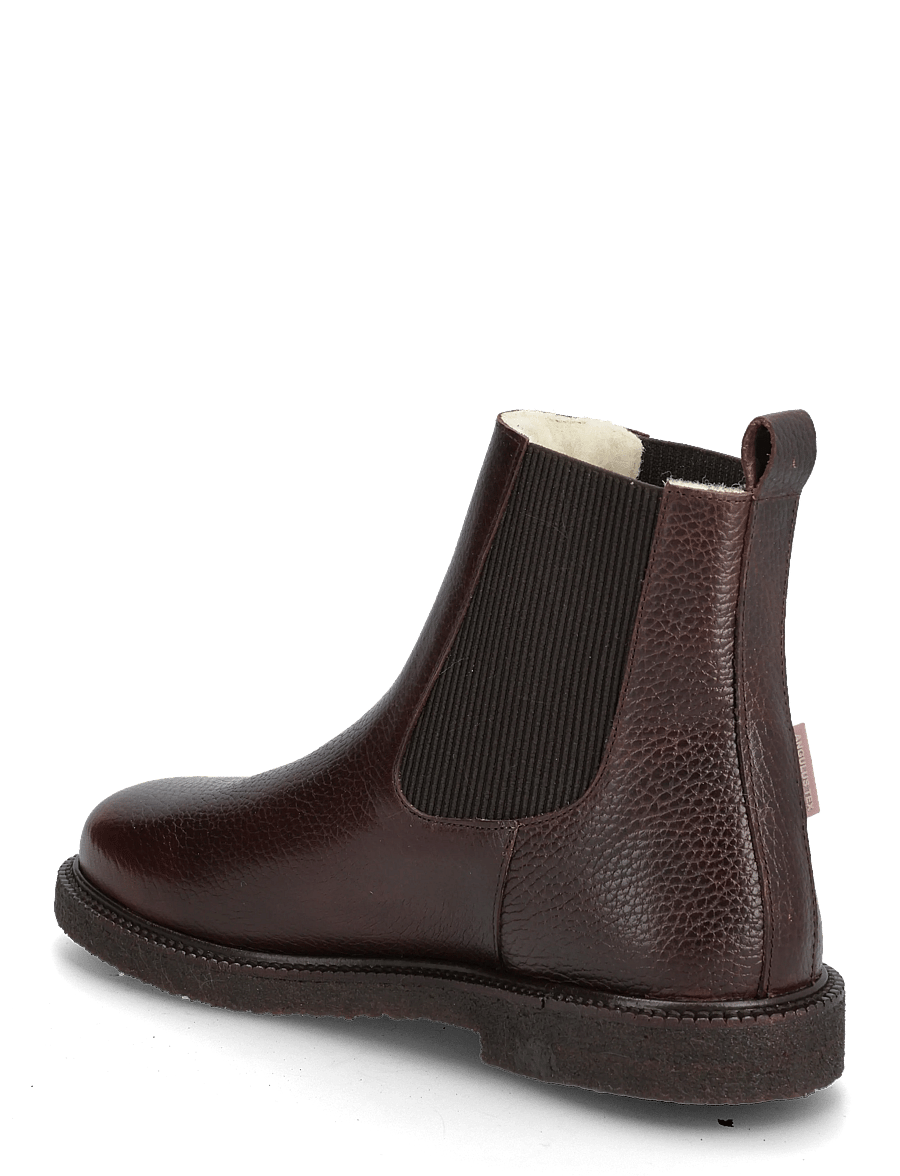 ANGULUS - Booties - flat - with elastic - 2505/046 dark brown - 3