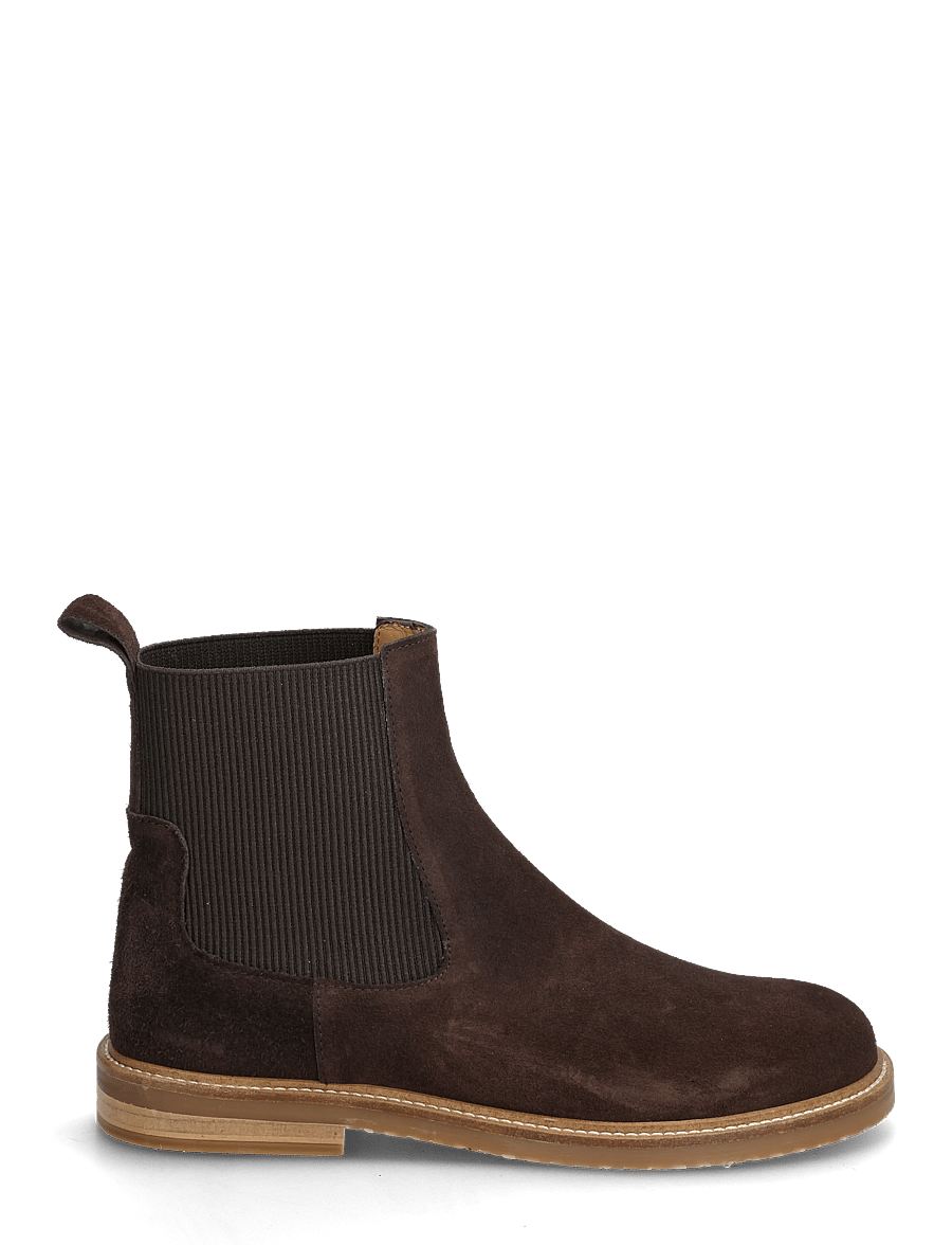 ANGULUS - Booties - flat - with elastic - flade ankelstøvler - 2193/046 brown/brown - 1