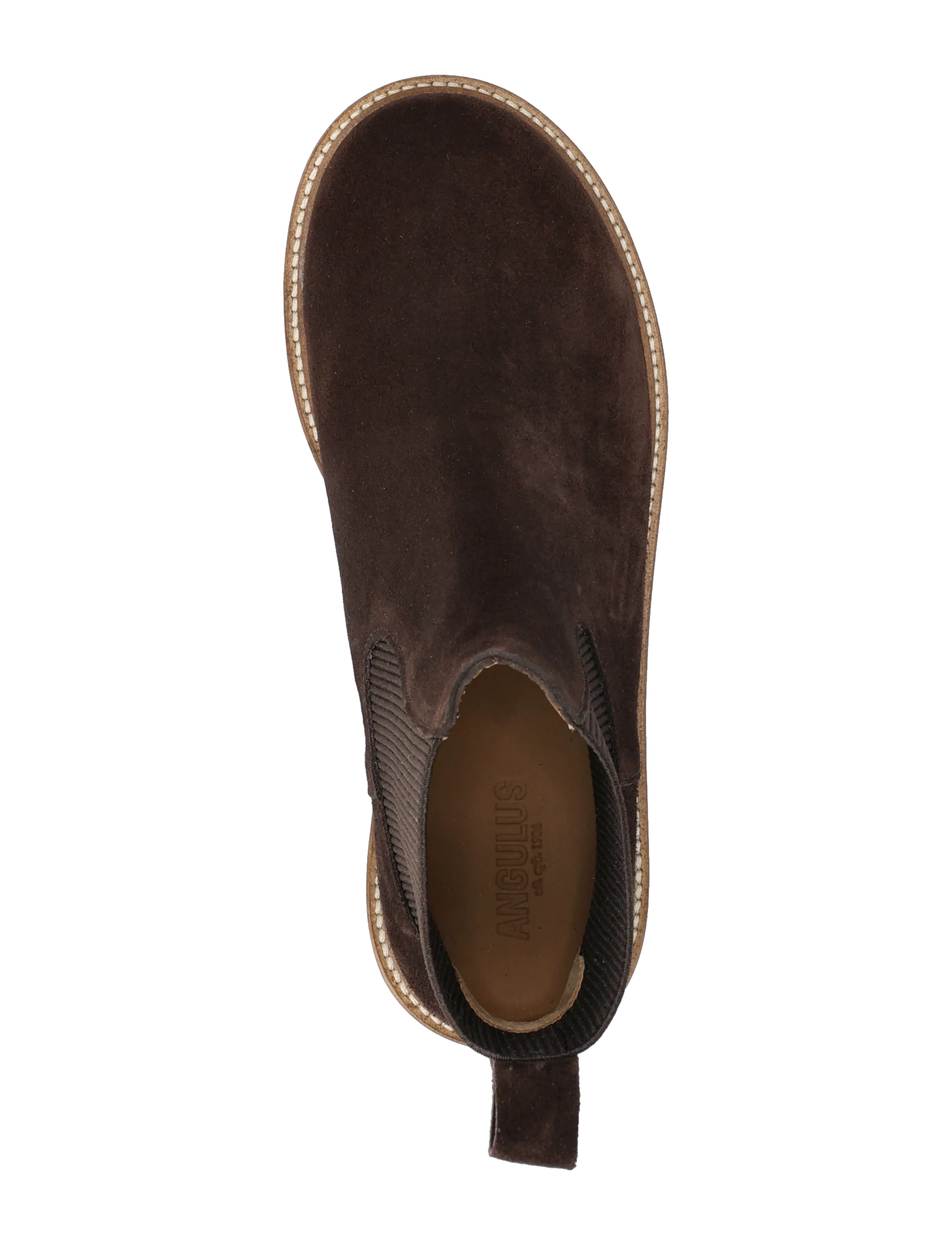 ANGULUS - Booties - flat - with elastic - flade ankelstøvler - 2193/046 brown/brown - 3