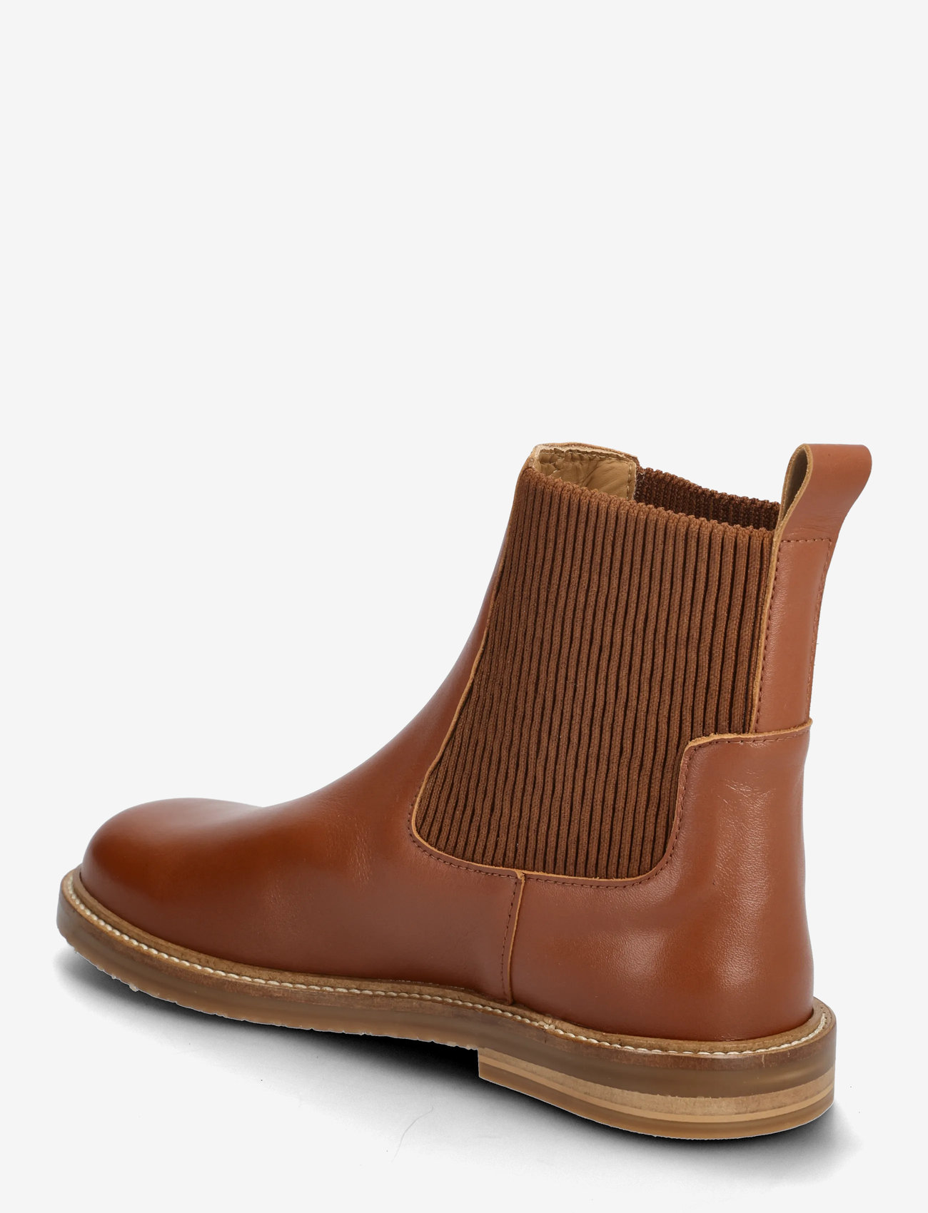 ANGULUS - Booties - flat - with elastic - flade ankelstøvler - 3480/040 cognac/brown elastic - 2
