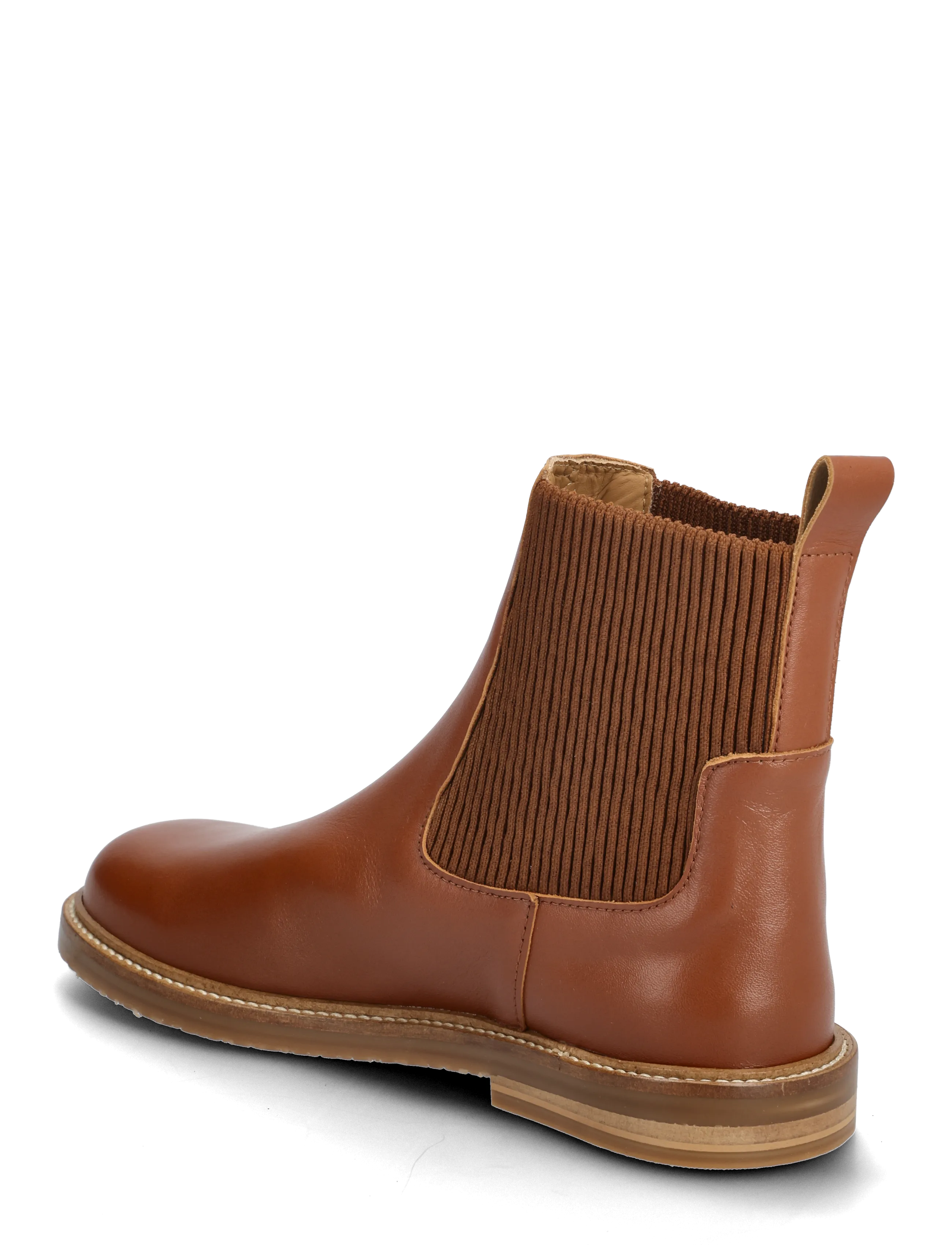 ANGULUS - Booties - flat - with elastic - platta ankelboots - 3480/040 cognac/brown elastic - 2