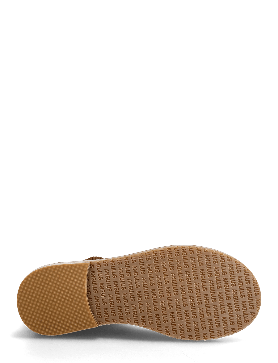 ANGULUS - Booties - flat - with elastic - platta ankelboots - 3480/040 cognac/brown elastic - 4