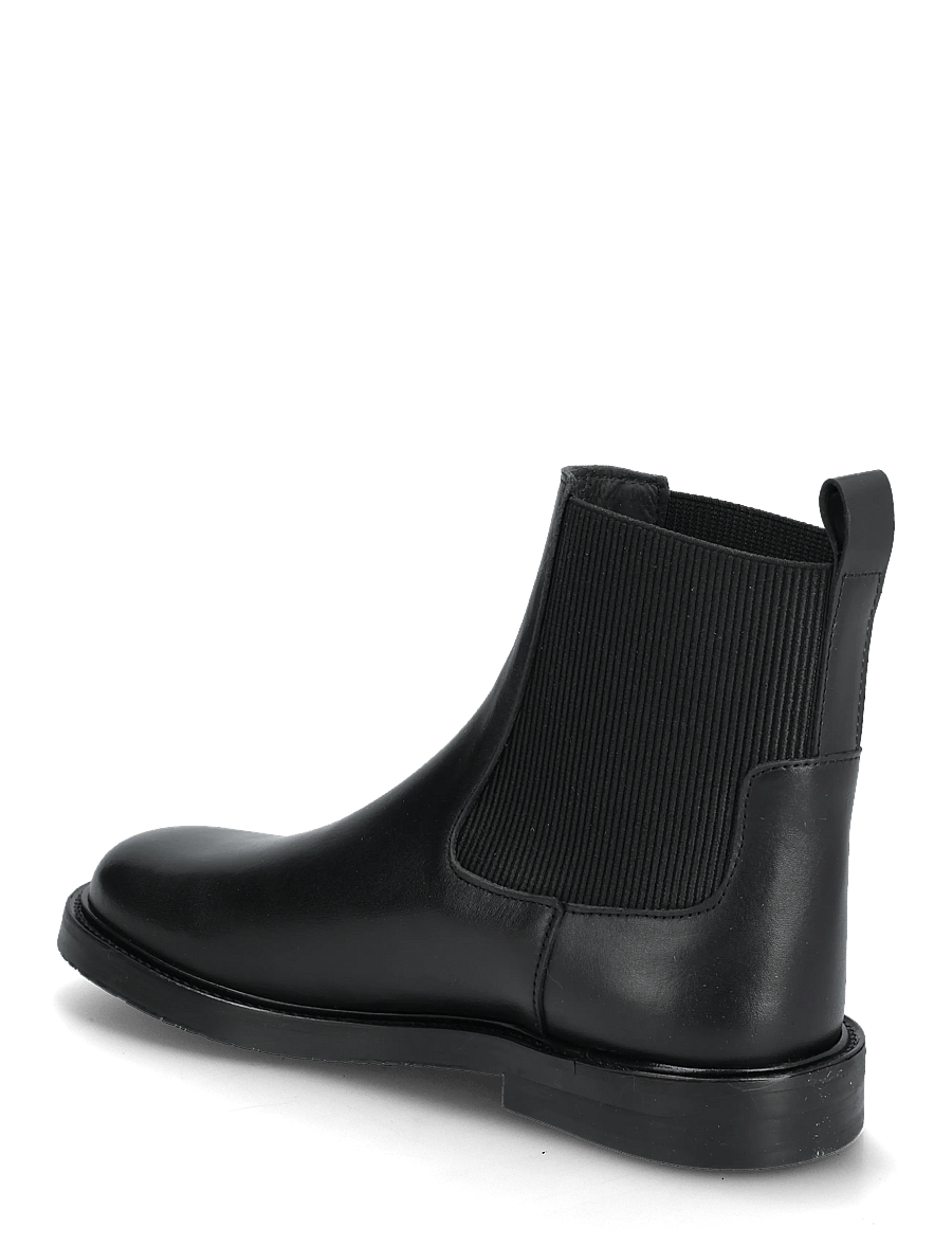 ANGULUS - Booties - flat - with elastic - platte enkellaarsjes - 1604/019 black/black - 2