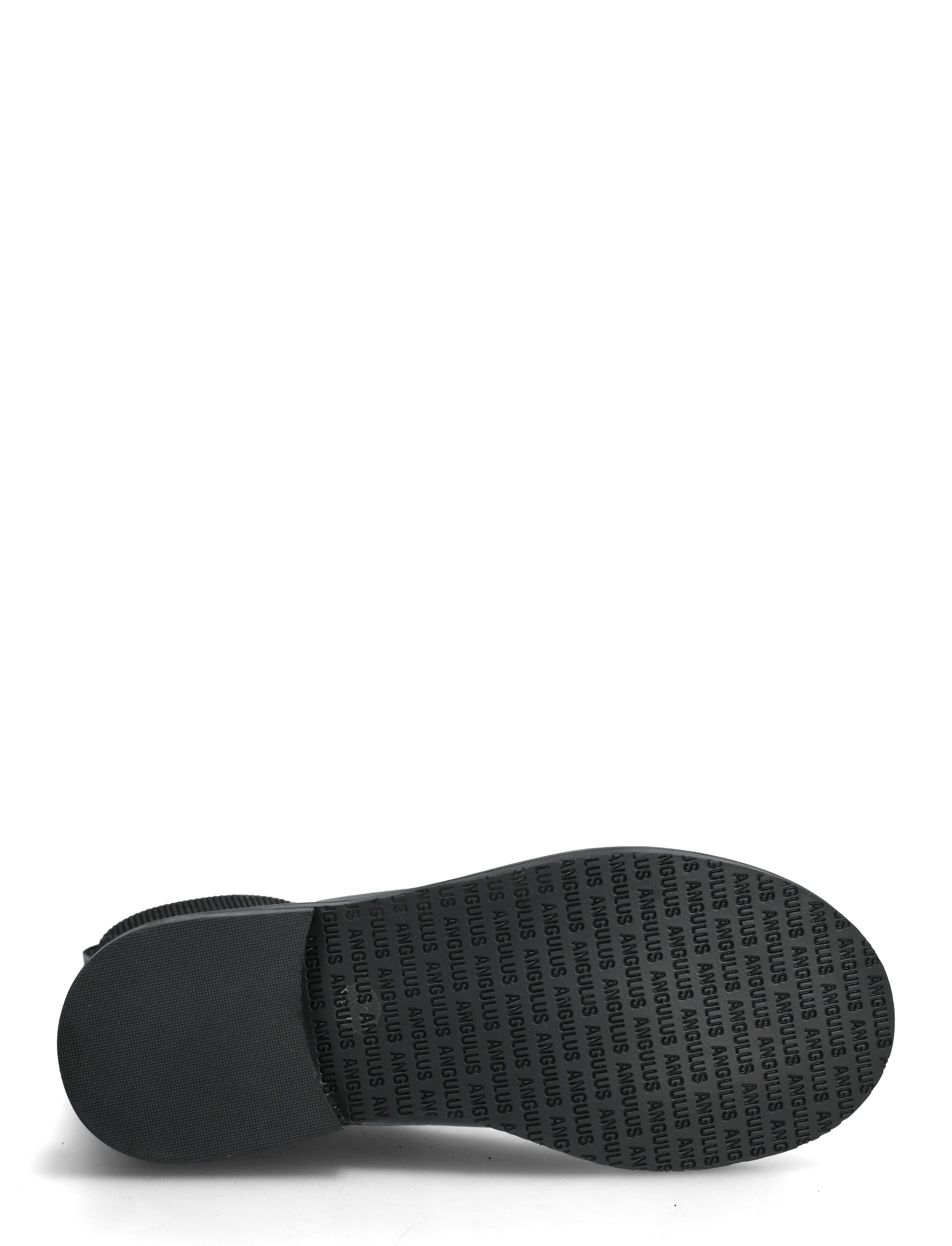ANGULUS - Booties - flat - with elastic - platte enkellaarsjes - 1604/019 black/black - 4