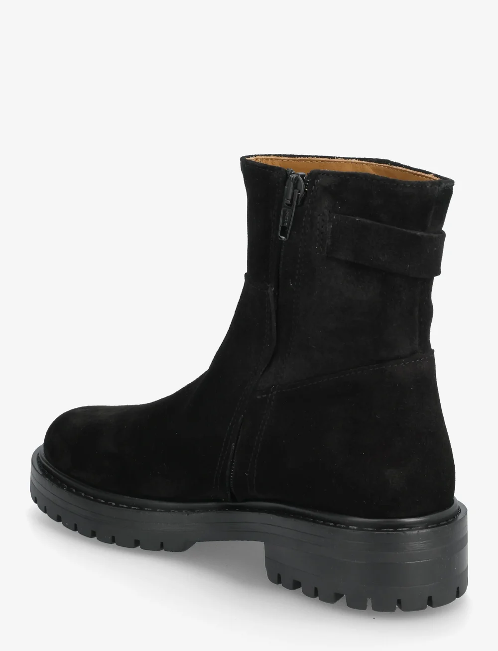 ANGULUS - Booties - flat - with zipper - lygiapadžiai aulinukai iki kulkšnių - 1163 black - 2