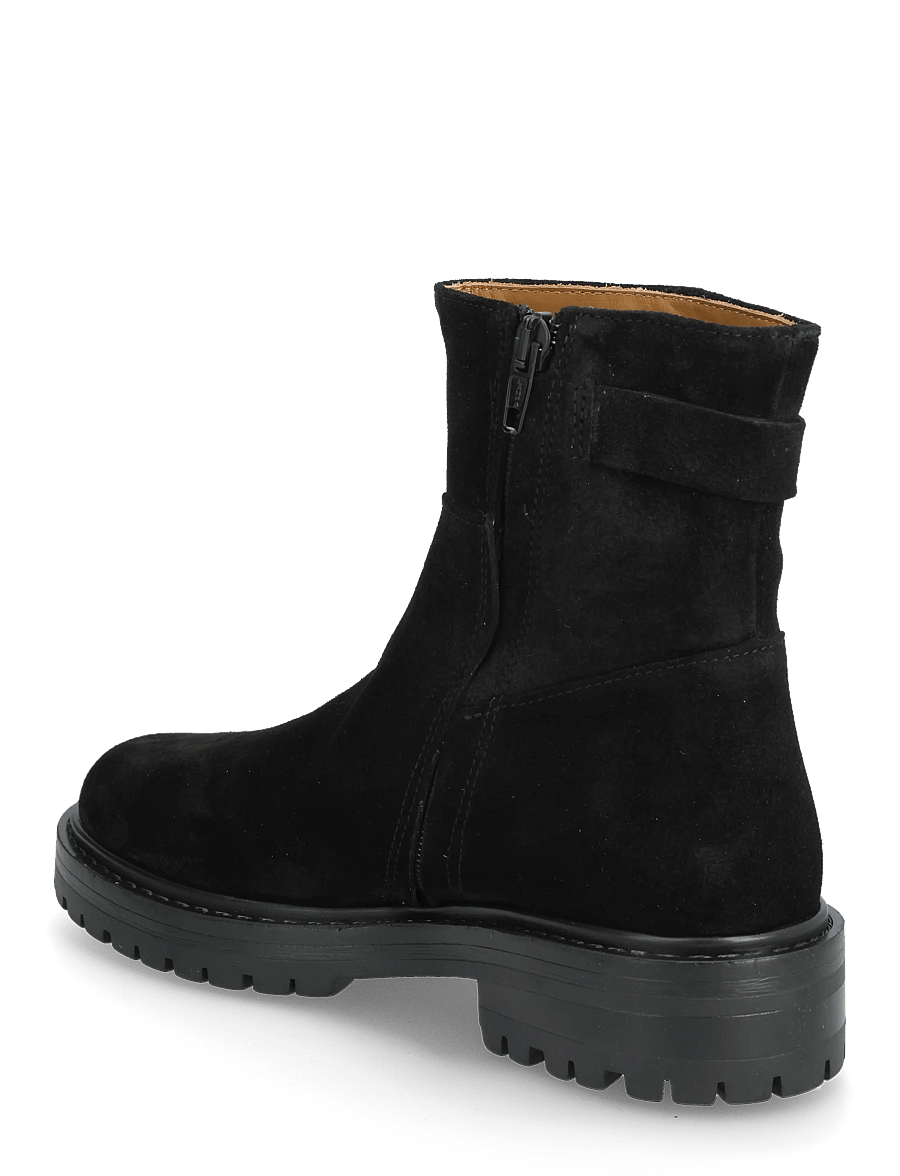 ANGULUS - Booties - flat - with zipper - flache stiefeletten - 1163 black - 2