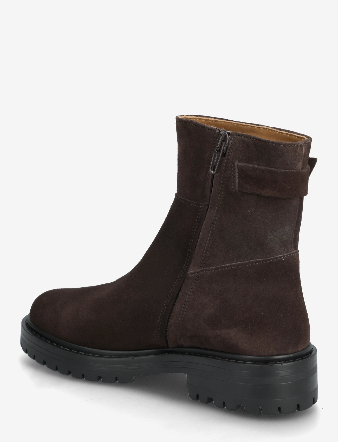 ANGULUS - Booties - flat - with zipper - flade ankelstøvler - 2193 dark brown - 2