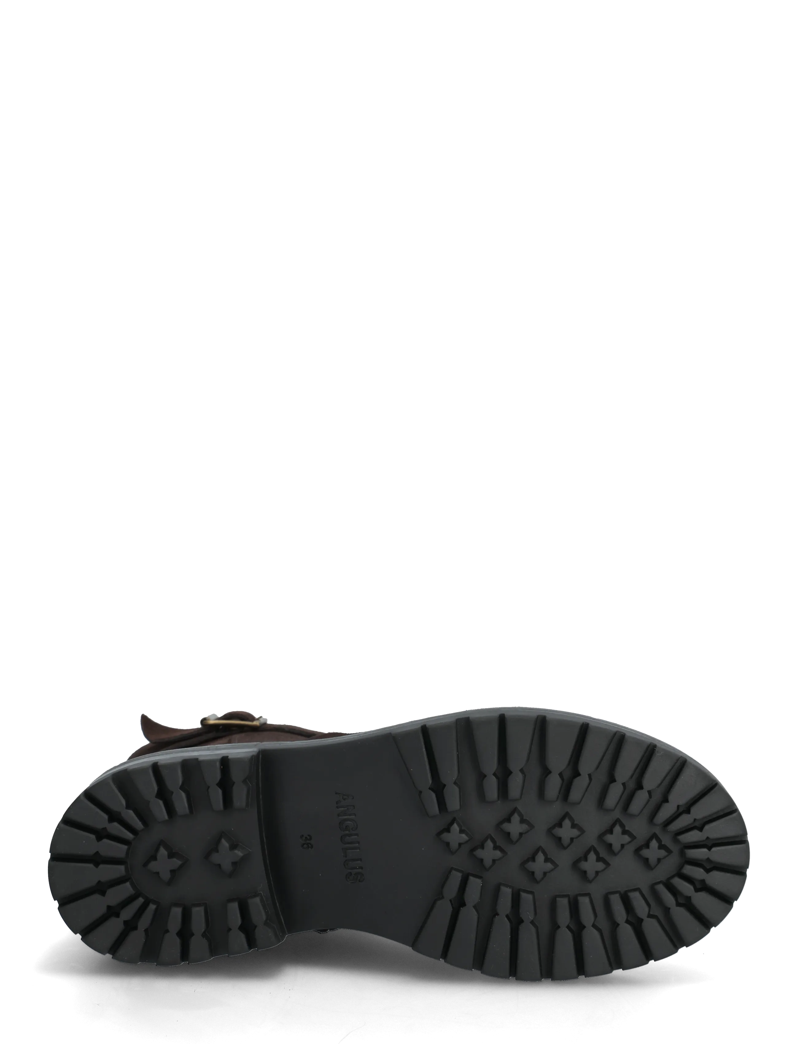 ANGULUS - Booties - flat - with zipper - flache stiefeletten - 2193 dark brown - 4