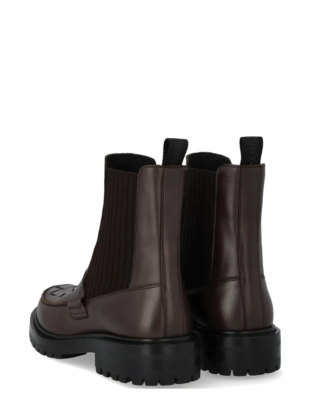 ANGULUS - Booties - flat - with elastic - flade ankelstøvler - 2962/057 dark brown/dark brown - 2
