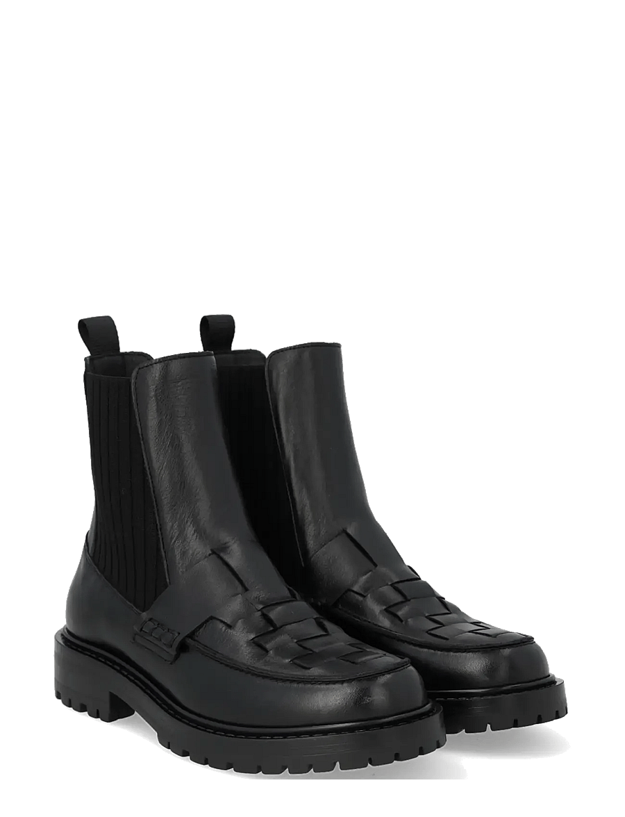 ANGULUS - Booties - flat - with elastic - 1604/056 black - 1