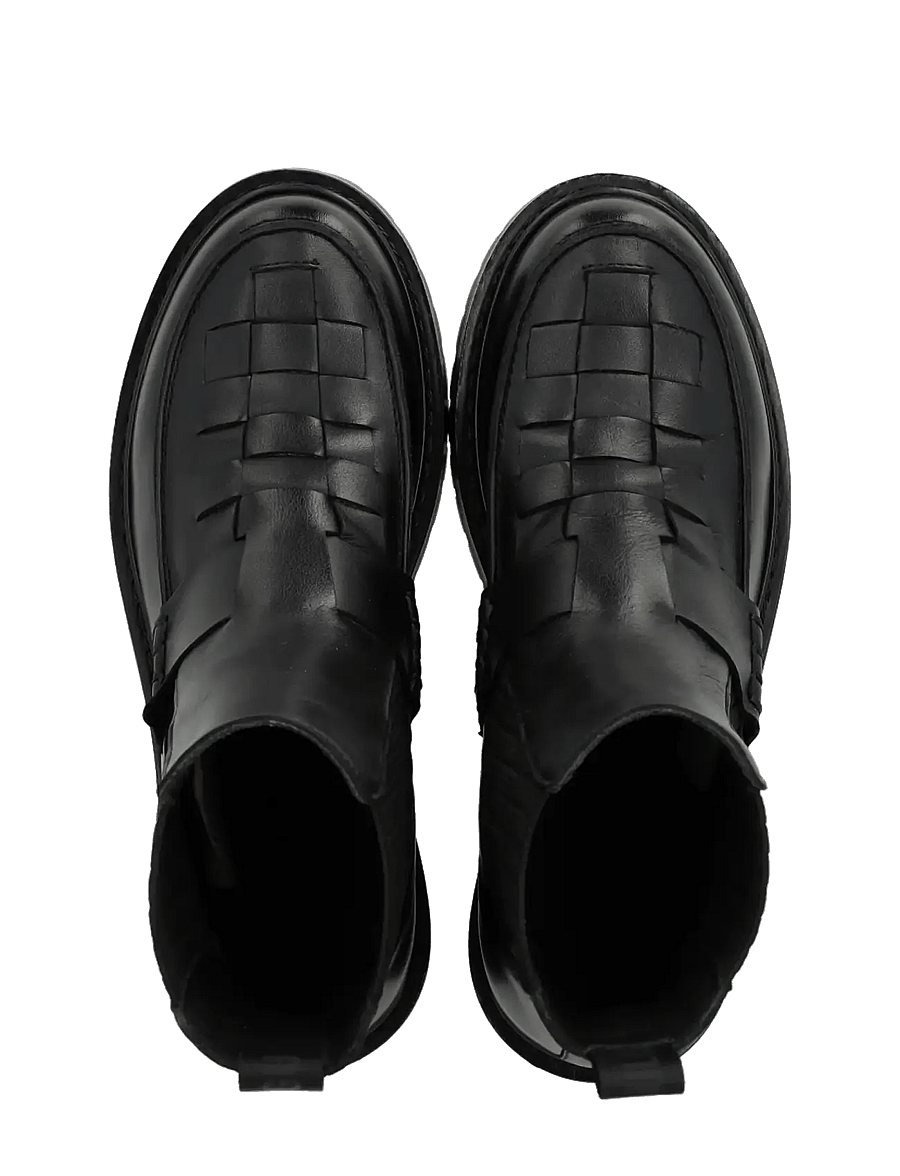ANGULUS - Booties - flat - with elastic - 1604/056 black - 4