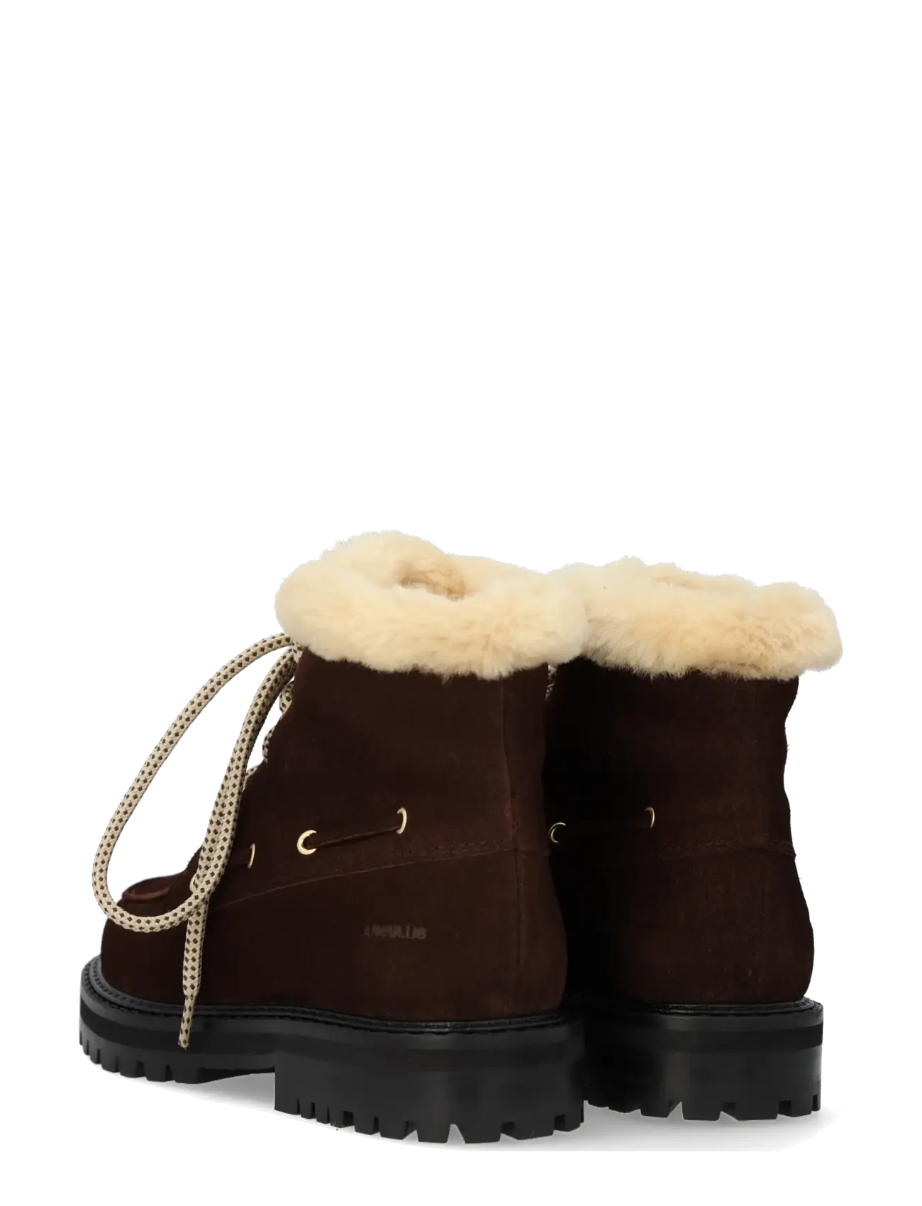 ANGULUS - Boots - flat - platta ankelboots - 2193/3456 dark brown/camel - 2