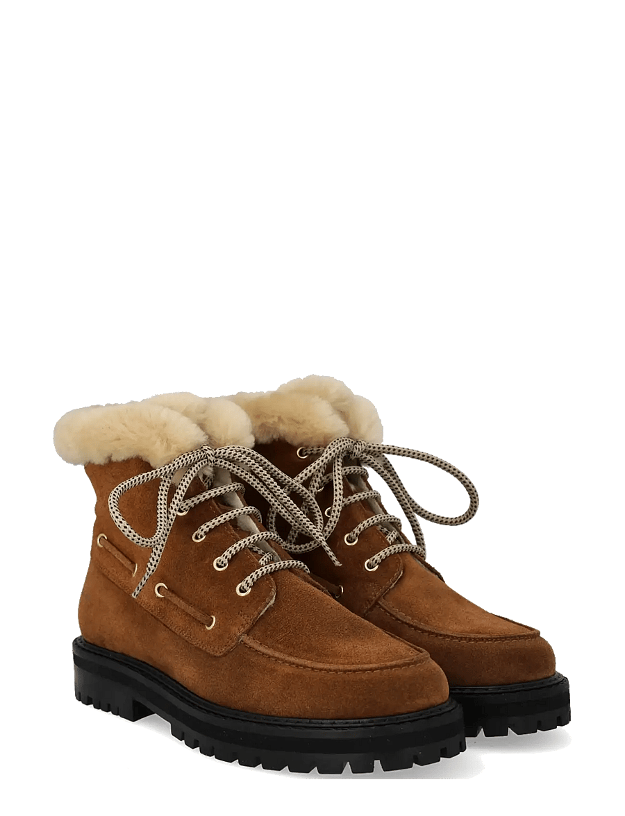 ANGULUS - Boots - flat - flat ankle boots - 3451/3456 camel/camel - 0