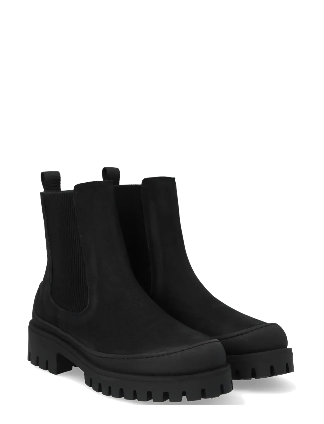 ANGULUS Booties - Flat - With Elastic, 35, Black, Ankelstøvler > Ankelstøvler Med Flad Hæl, Dame