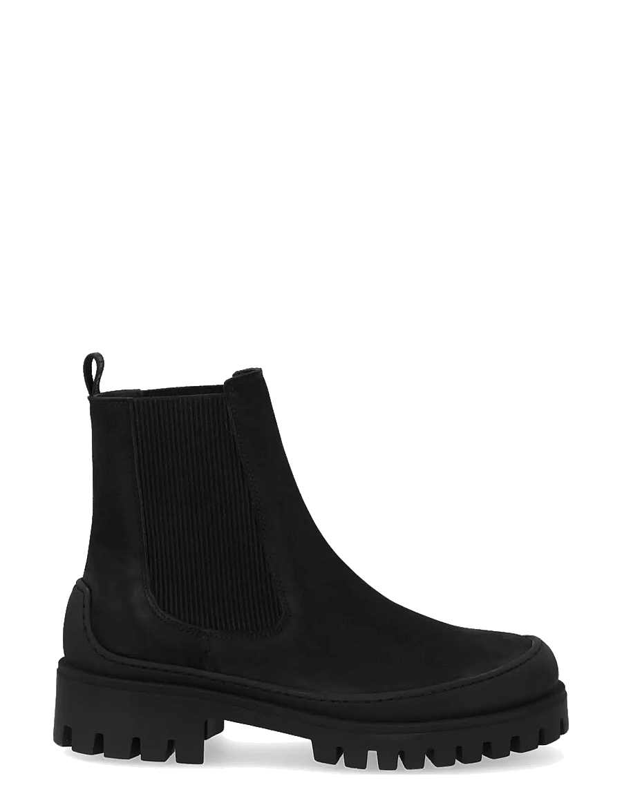 ANGULUS - Booties - flat - with elastic - flache stiefeletten - 2584/019 black/black - 1