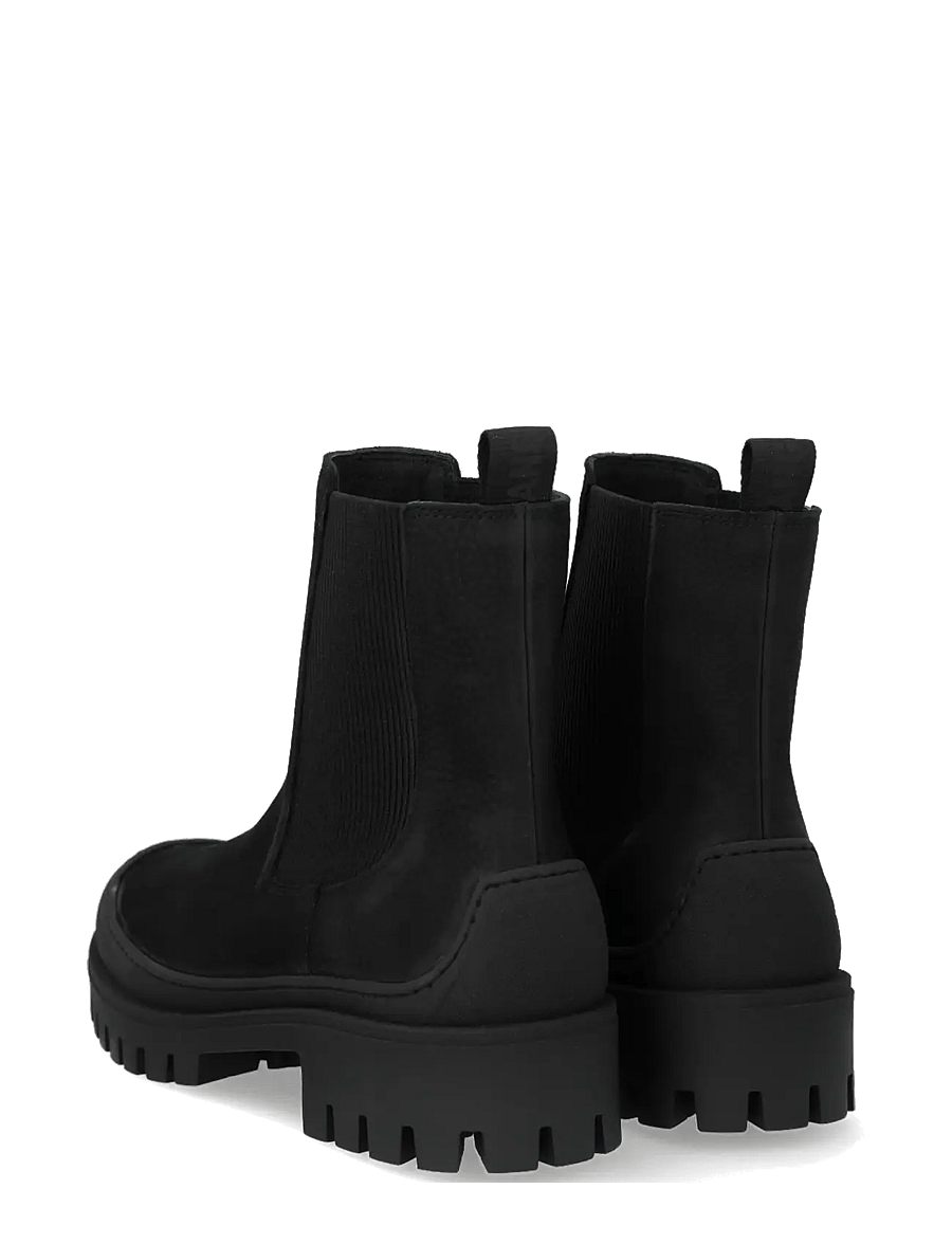 ANGULUS - Booties - flat - with elastic - flache stiefeletten - 2584/019 black/black - 2