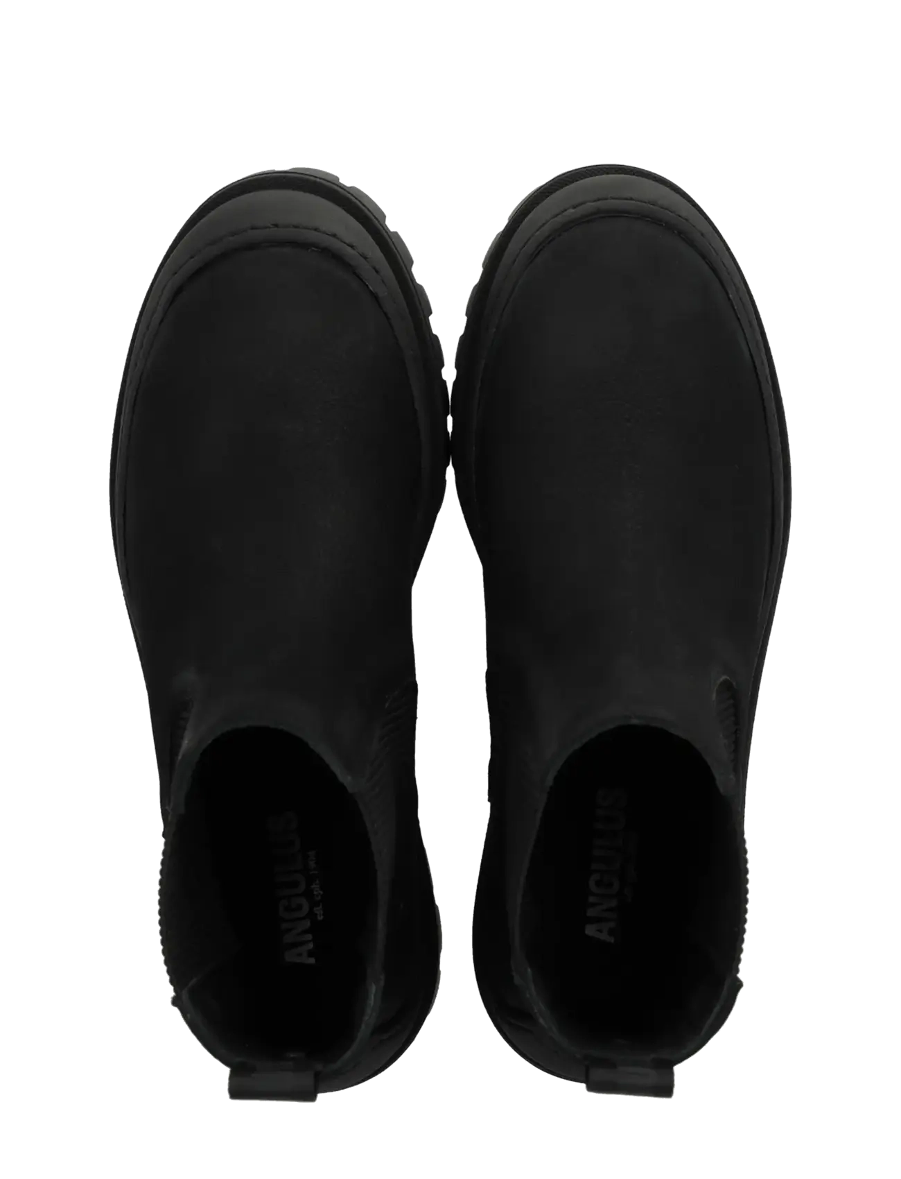 ANGULUS - Booties - flat - with elastic - flade ankelstøvler - 2584/019 black/black - 3