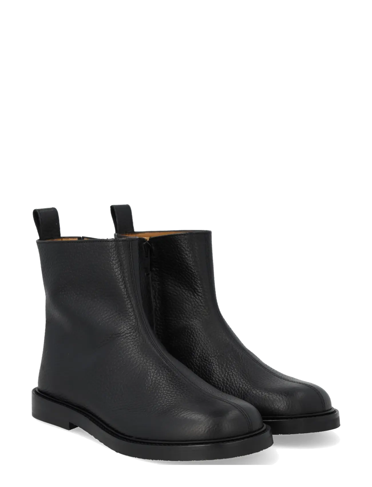 ANGULUS Booties - flat - with zipper - Jalanõud - 2504/001 BLACK/BLACK / black