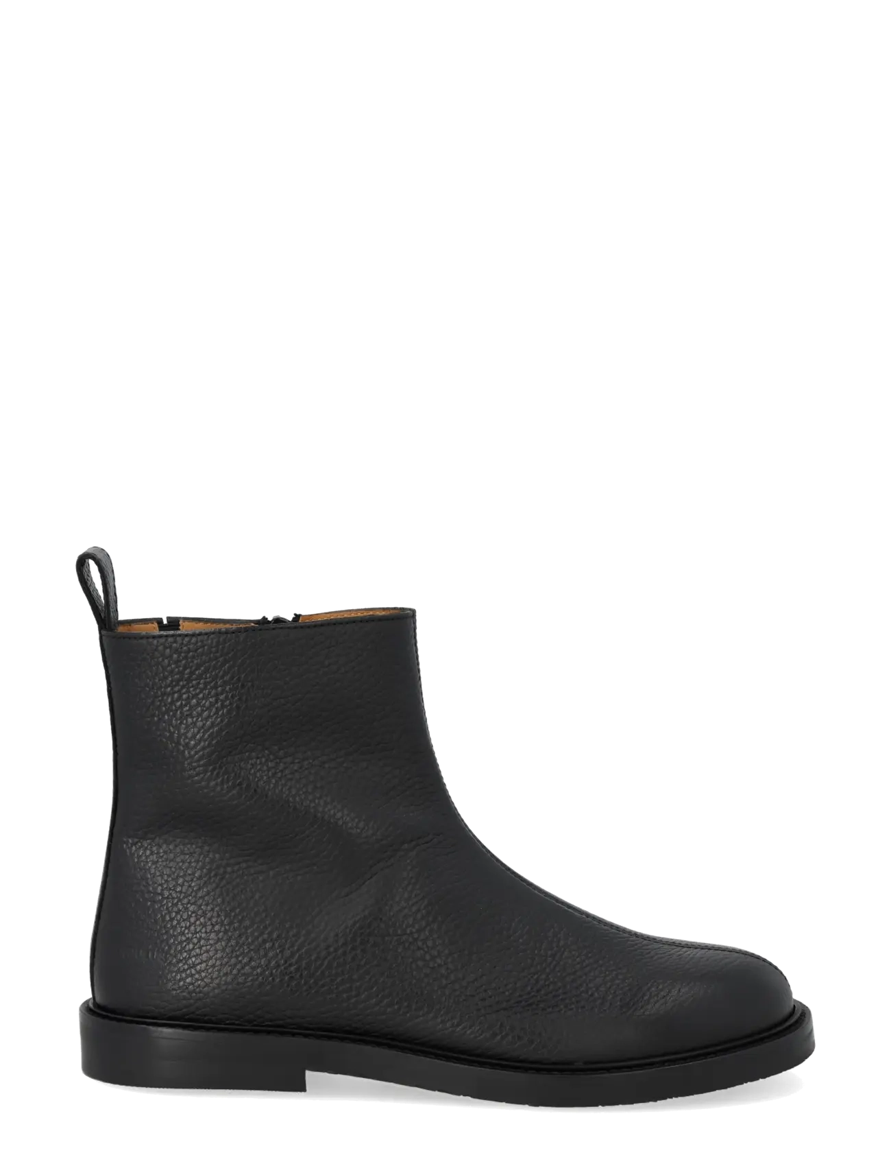 ANGULUS - Booties - flat - with zipper - 2504/001 black/black - 1