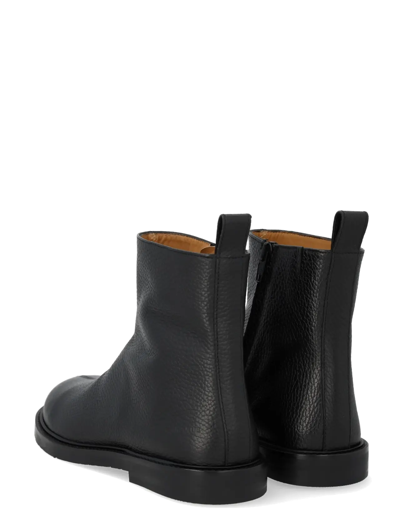 ANGULUS - Booties - flat - with zipper - 2504/001 black/black - 2