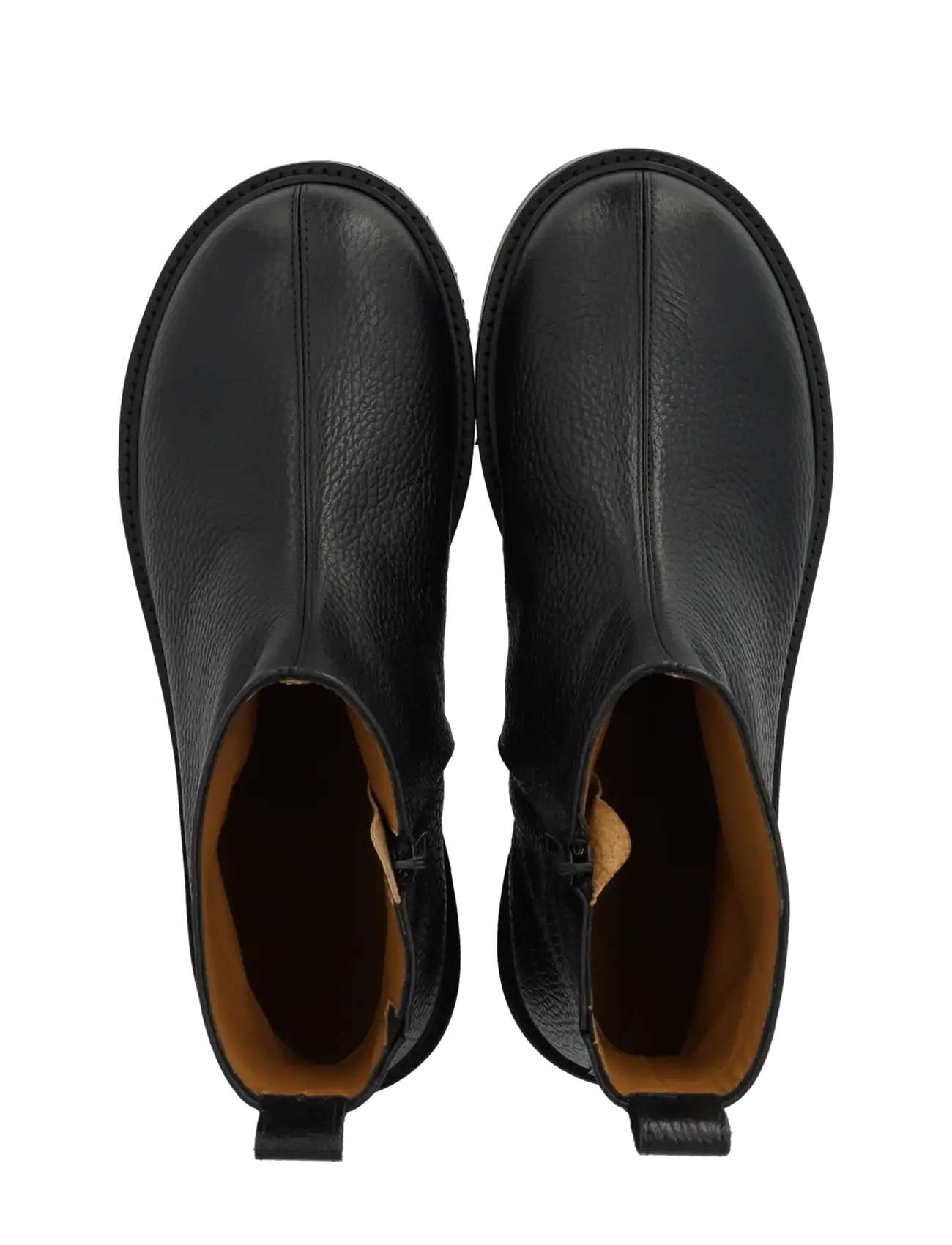 ANGULUS - Booties - flat - with zipper - 2504/001 black/black - 3