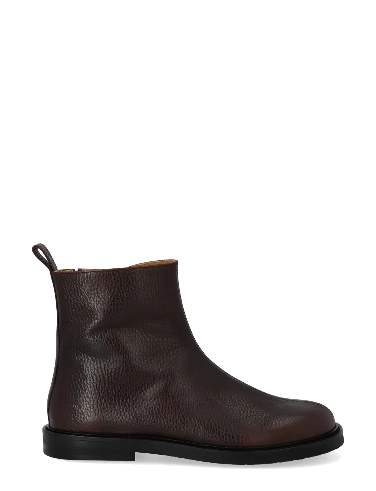 ANGULUS - Booties - flat - with zipper - 2505/002 dark brown/brown - 2