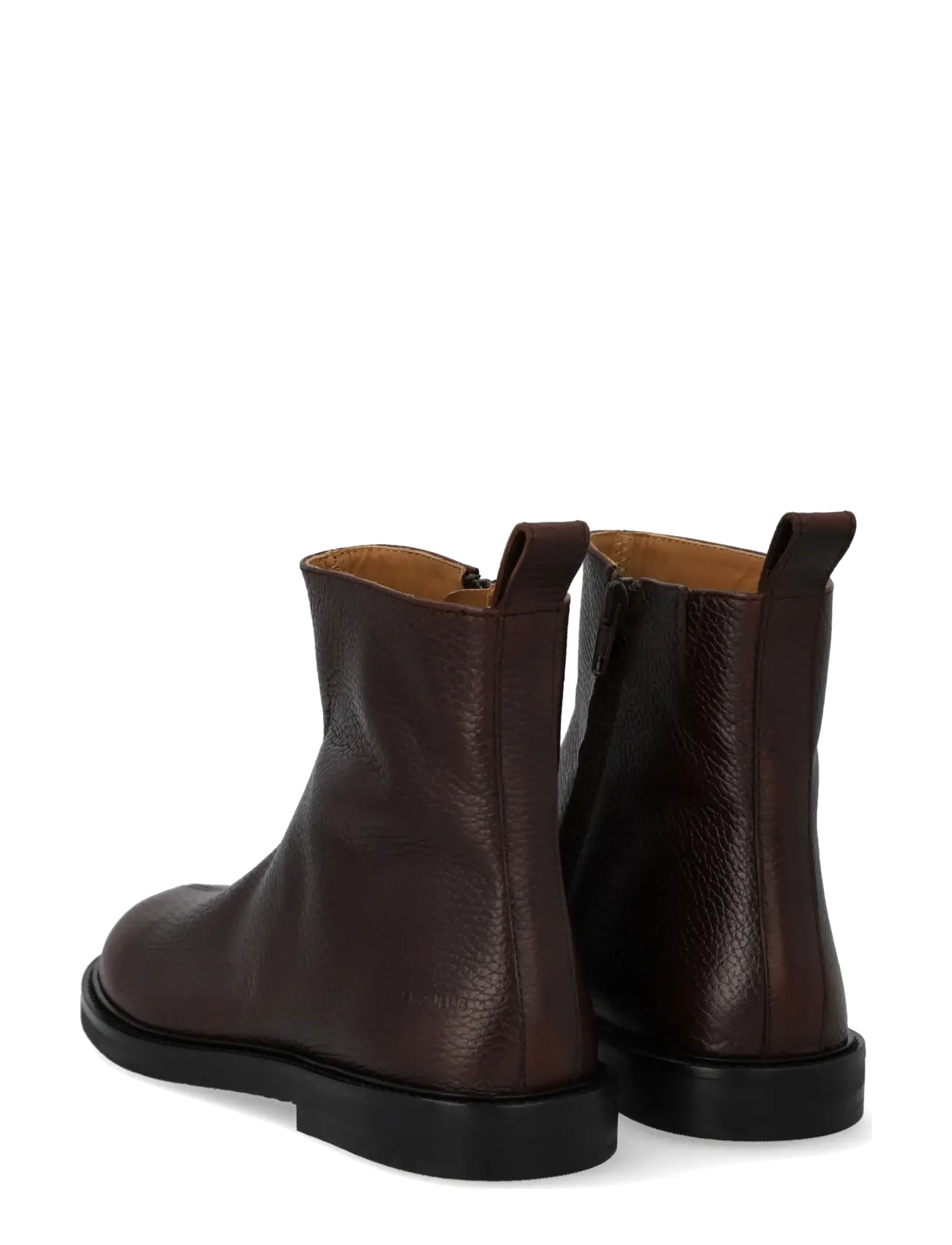 ANGULUS - Booties - flat - with zipper - 2505/002 dark brown/brown - 3
