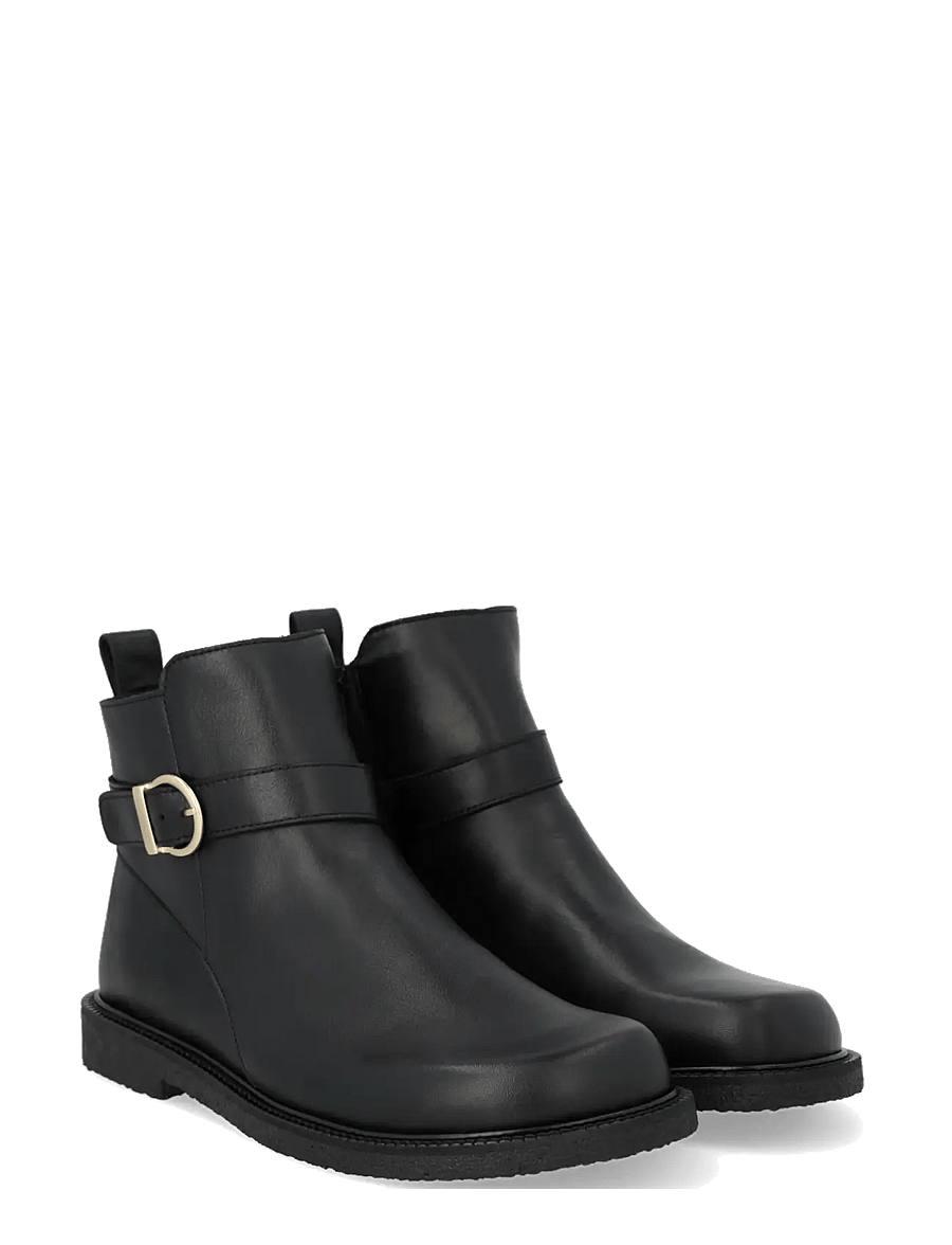 ANGULUS - Booties - flat - with zipper - 1604 black - 0