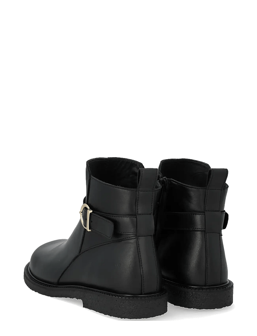 ANGULUS - Booties - flat - with zipper - 1604 black - 2