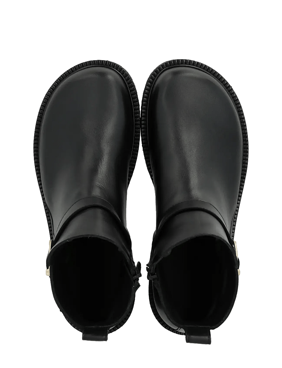 ANGULUS - Booties - flat - with zipper - 1604 black - 3