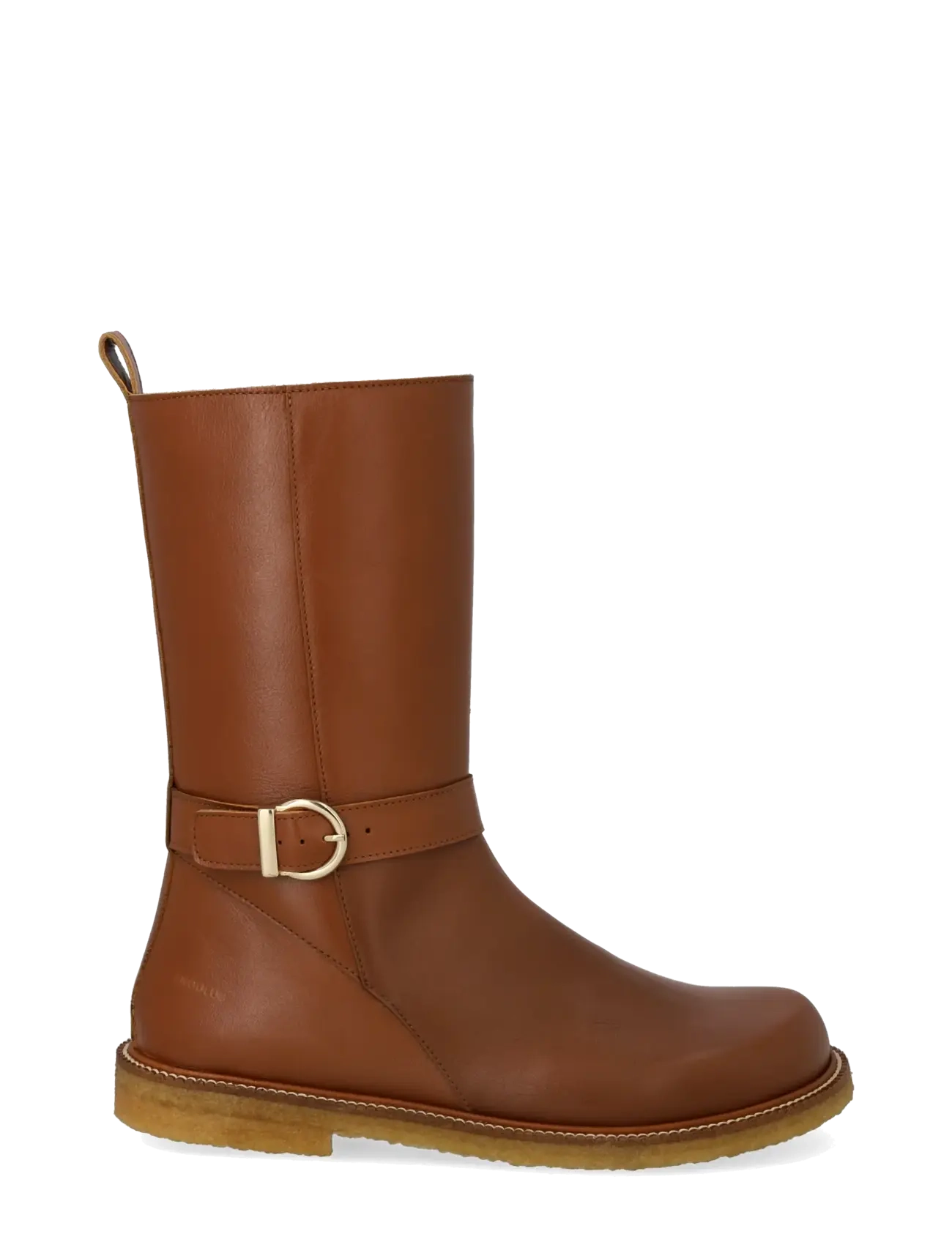 ANGULUS - Booties - flat - with zipper - 3480/036 cognac/cognac - 1