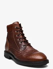 ANGULUS - Shoes - flat - with lace - ziemeļvalstu stils - 2509/1166 medium brown/cognac - 0