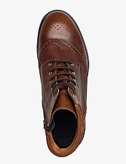 ANGULUS - Shoes - flat - with lace - ziemeļvalstu stils - 2509/1166 medium brown/cognac - 3