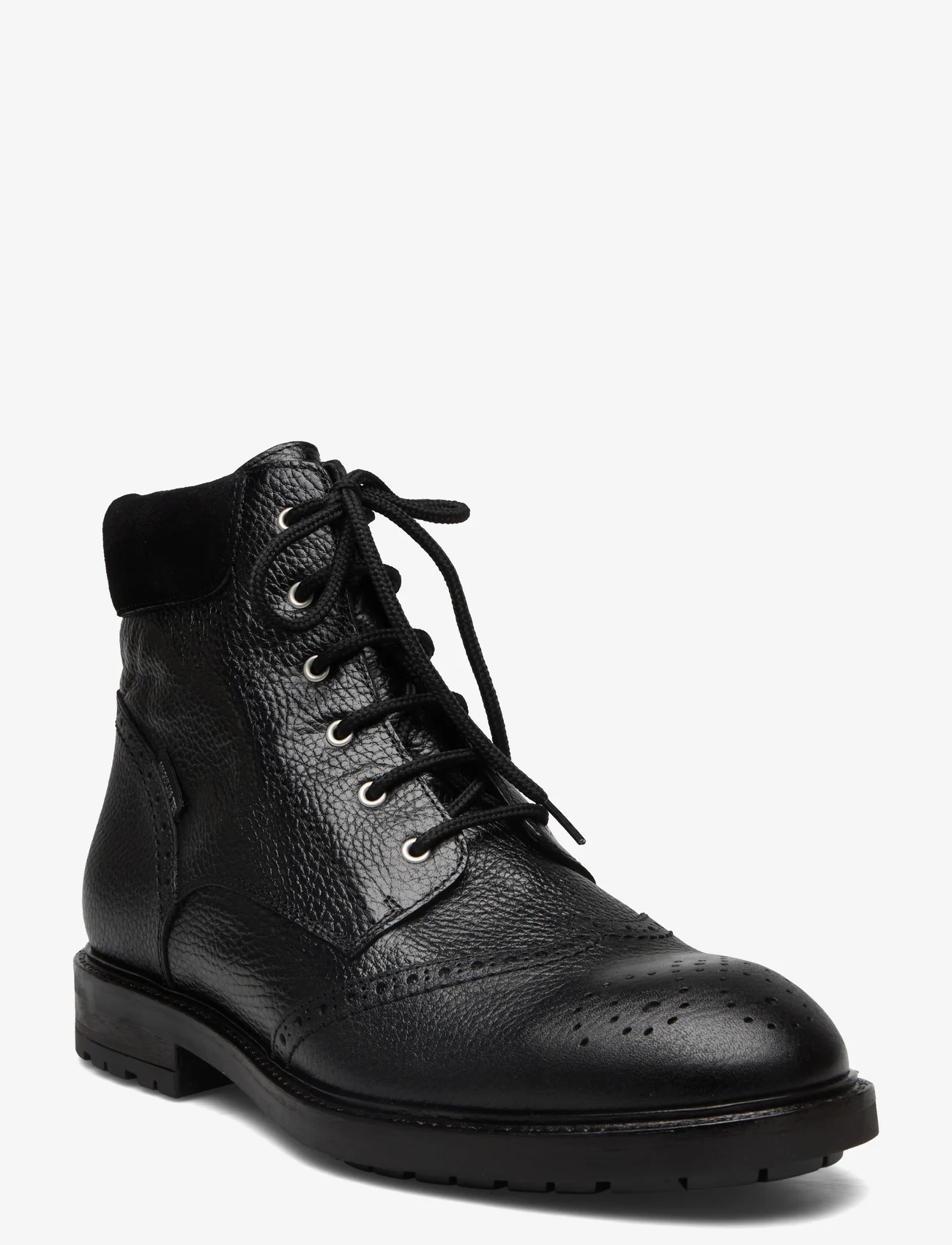 ANGULUS - Shoes - flat - with lace - sznurowane - 2504/1163 black/black - 0