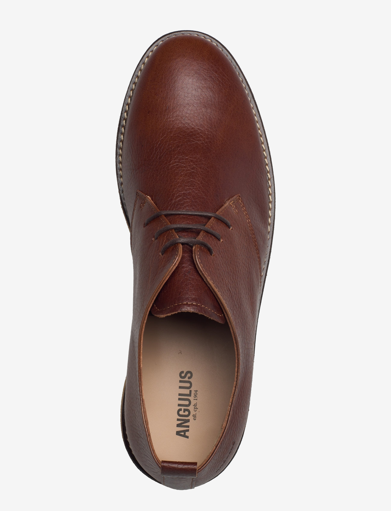 ANGULUS - Shoes - flat - with lace - 2509 cognac - 3