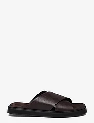 ANGULUS - Sandals - flat - open toe - op - sandalen - 2193/2505 darkbrown/darkbrown - 1