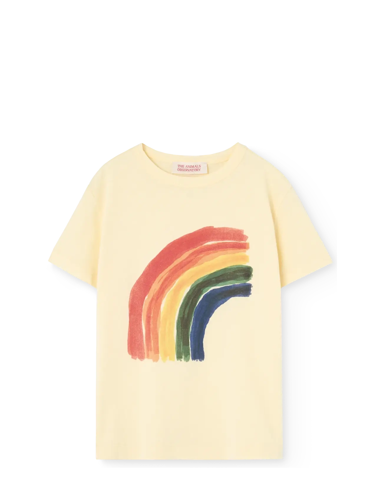THE ANIMALS OBSERVATORY Rainbow Rooster T-Shirt - Fatnaður - FLAN YELLOW / yellow